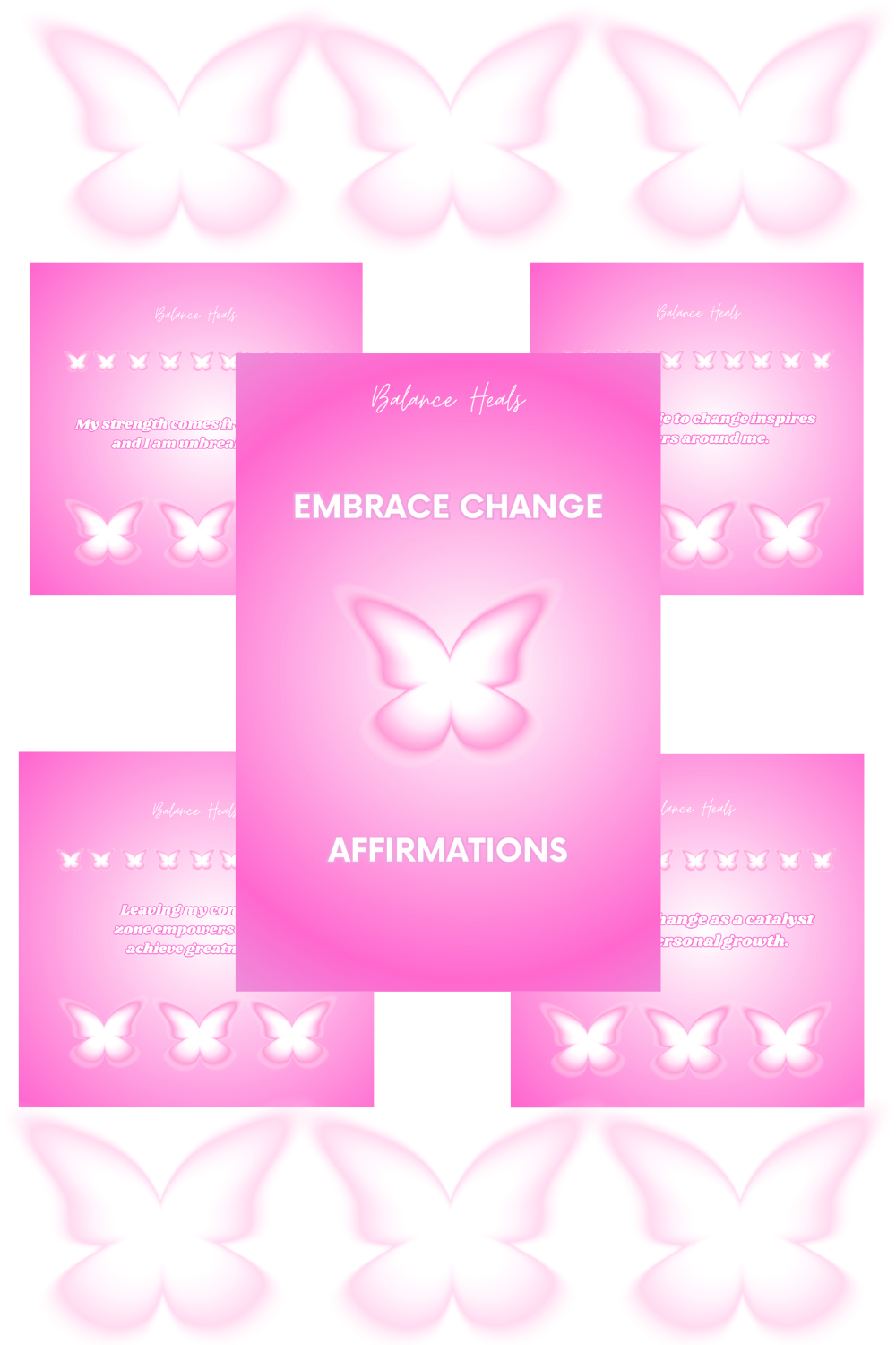 "Embrace Change" Affirmations w/ Guide & Lifetime Access to Community